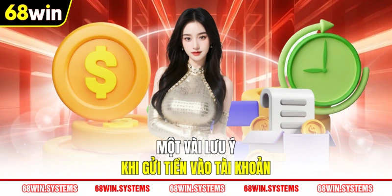 Một vài lưu ý khi gửi tiền vào tài khoản Một vài lưu ý khi gửi tiền vào tài khoản