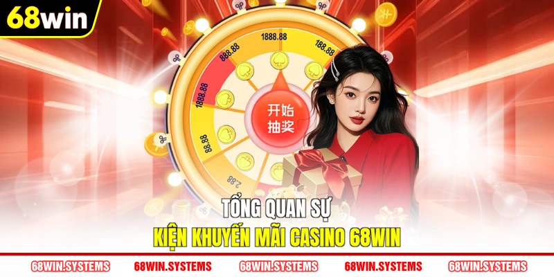 Tổng quan sự kiện khuyến mãi Casino 68WIN Tổng quan sự kiện khuyến mãi Casino 68WIN